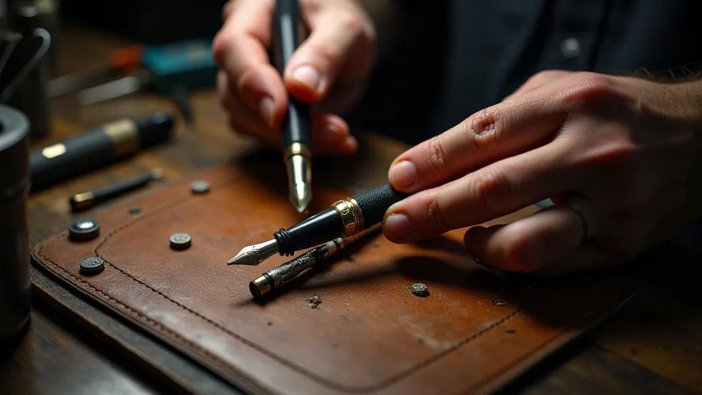 Pen restoration in progress