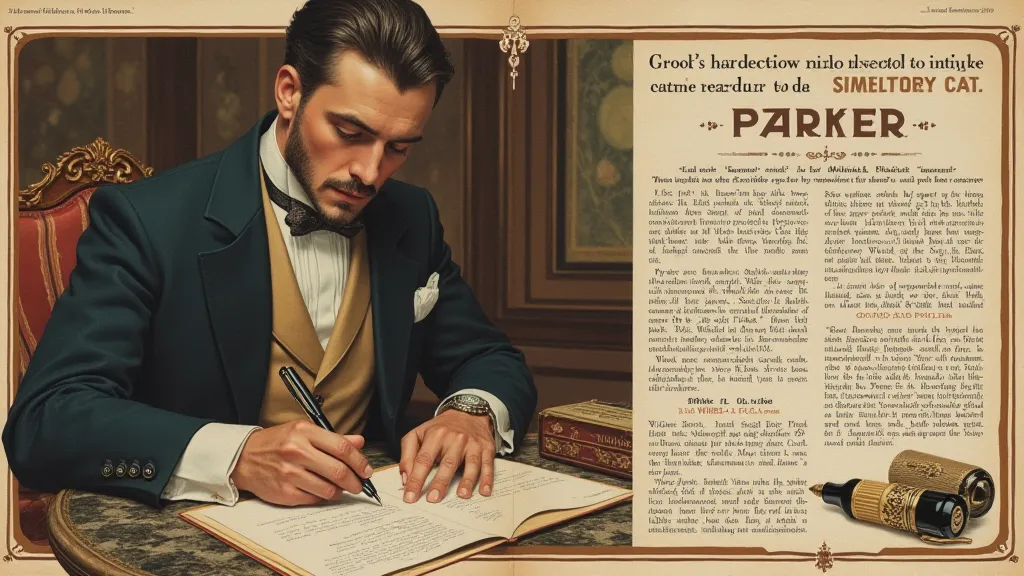 Vintage Parker Pen Advertisement