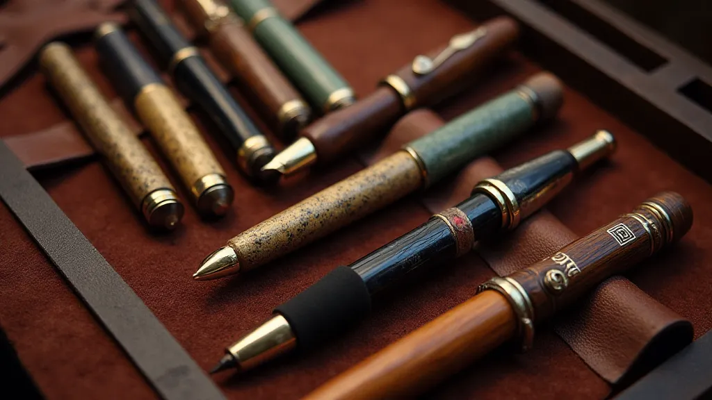 Collection of vintage fountain pens