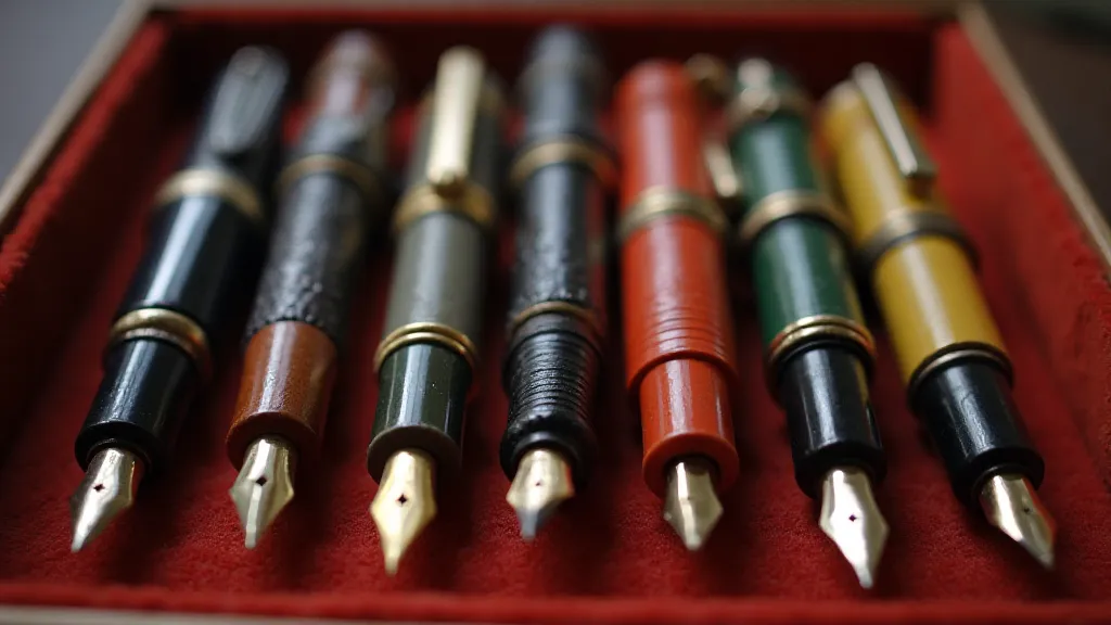 Vintage fountain pen collection