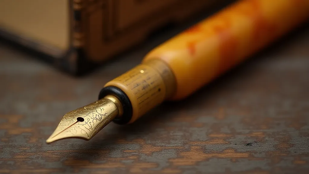 Waterman Ideal fountain pen detail