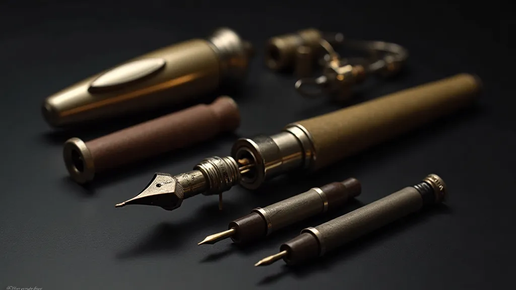 Disassembled Wilcox Pen